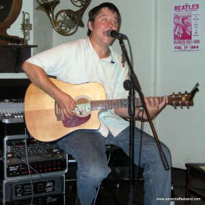 Aaron Traffas playing at Professor's in Hays, Kansas